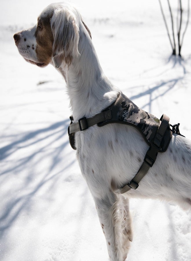 Browning Camo Dog Harness, No Pull Adjustable Reflective Pet Walking Vest, Ovix Camo, X-Large - Image 4